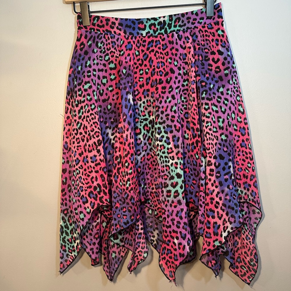 Girls D-Signed by Disney cheetah skirt Size 10/12